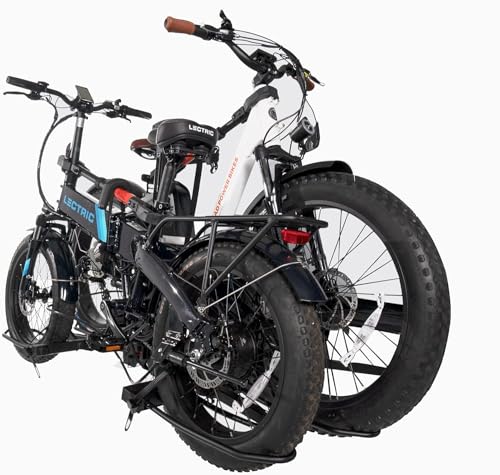 Hitch Mounted 4 Bike Rack Carrier for RV with 2" Class 3 Hitch Fits Up to 5" Fat Tire F11516