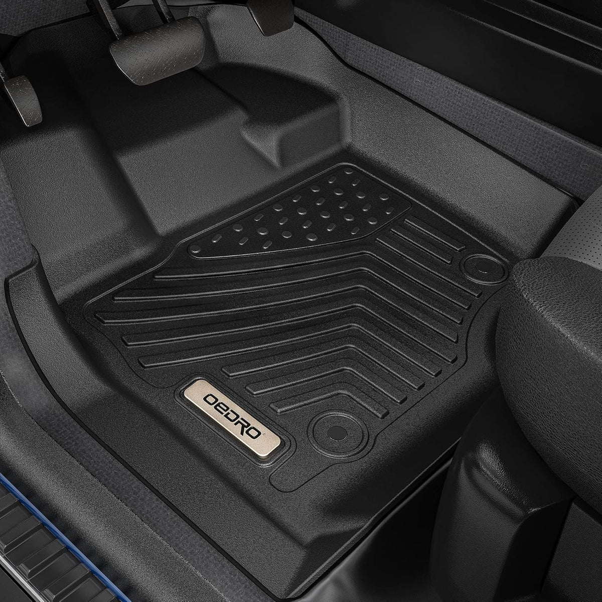 Black TPE All-Weather Floor Mats Full Set Liners B492141