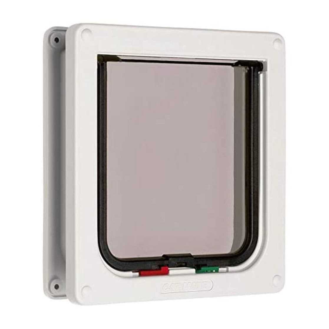4 Way Locking Cat Flap with Door Liner J51660