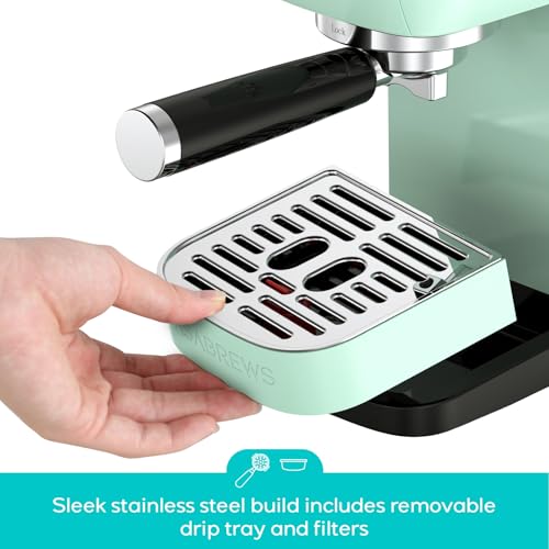 20 Bar Stainless Steel Espresso Machine with Steam Frother P2569