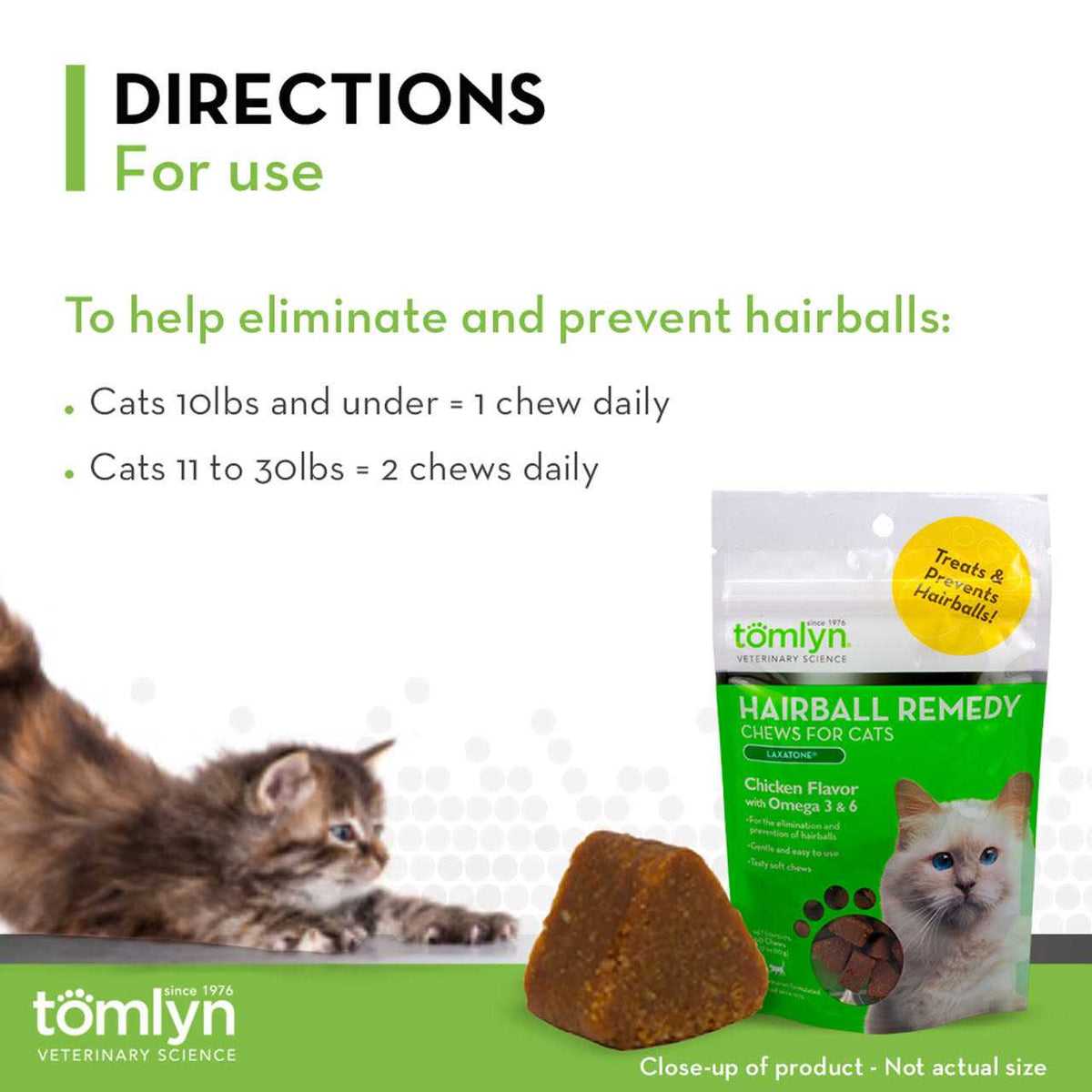 Hairball Remedy Chews for Cats D4327
