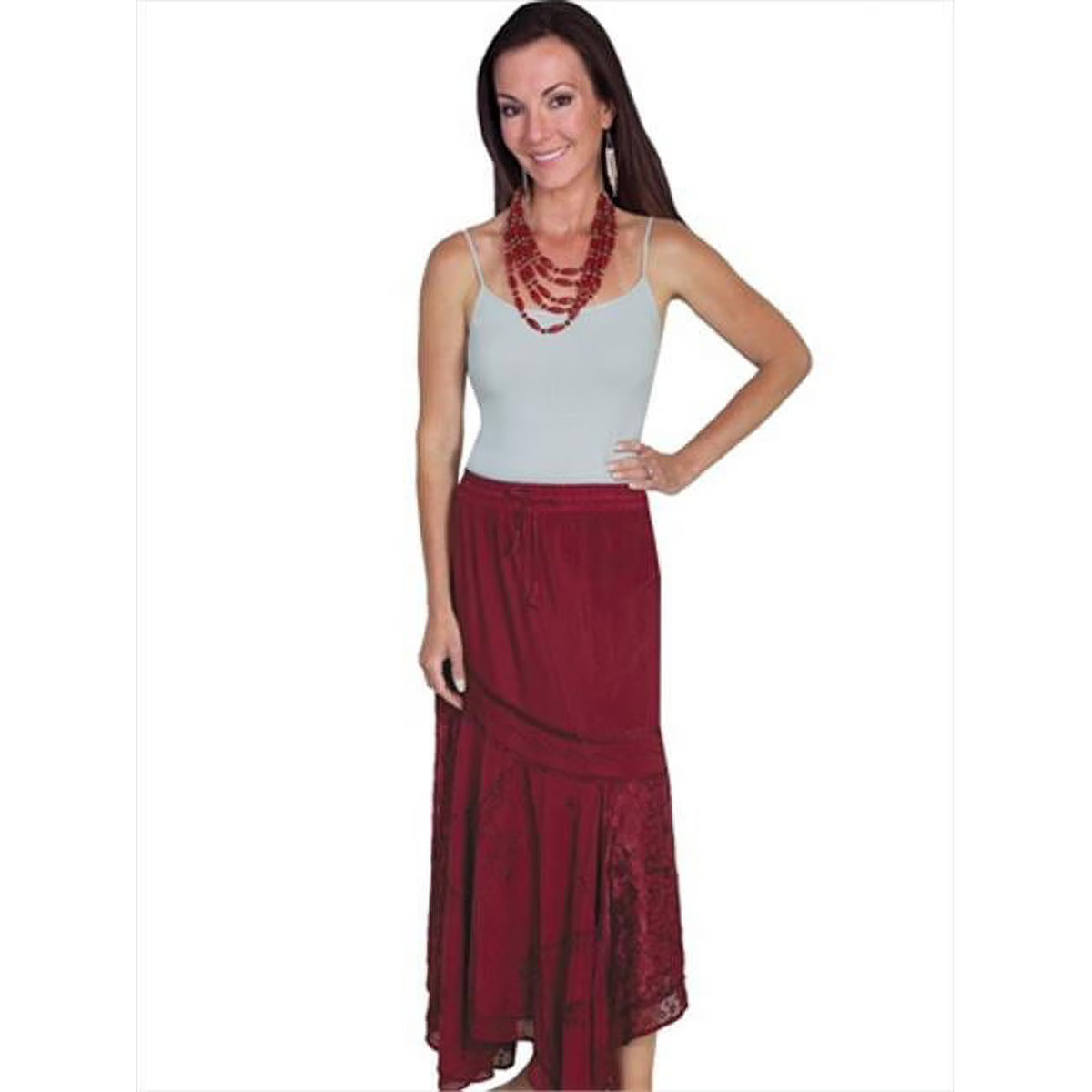 Burgundy Medium Skirt U5295