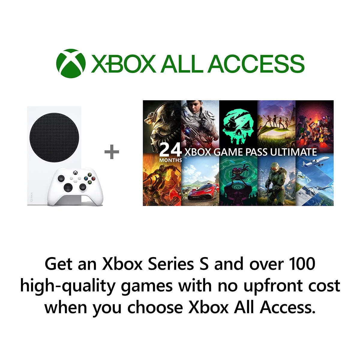 White Xbox Series S Console with Extra Controller G6564