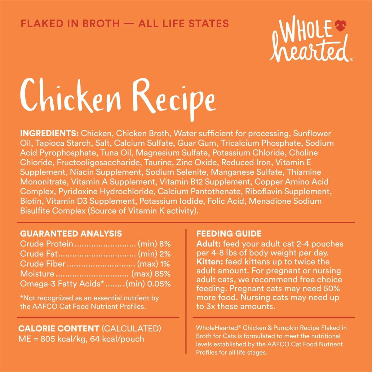 Grain Free Chicken Wet Cat Food Variety Pack L460893