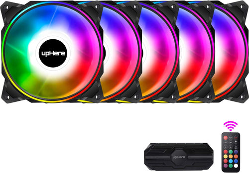 120mm Dual Halo RGB LED PC Case Fan P5379