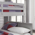 Gray Twin Over Full Bunk Bed U3914