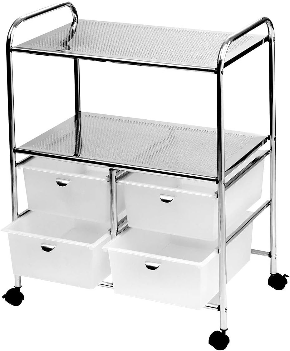 White Work Cart M4245