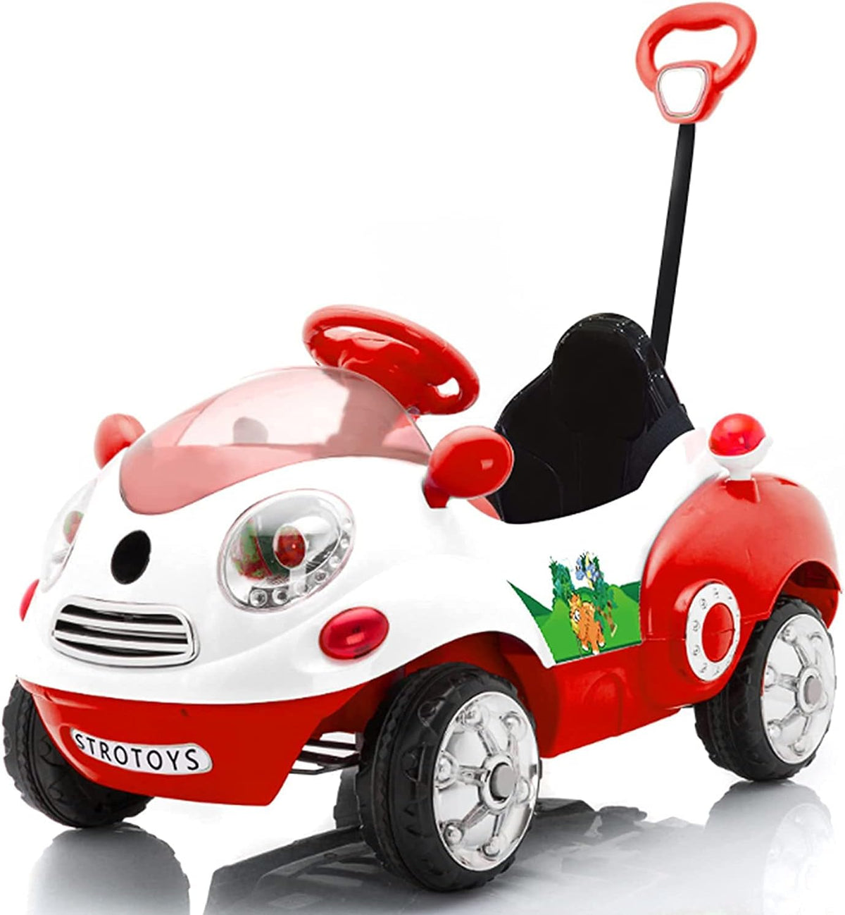 Blue Ride On Push Car for Toddlers with Remote Control J207469