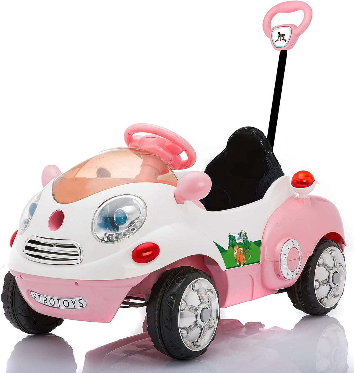 Blue Ride On Push Car for Toddlers with Remote Control J207469