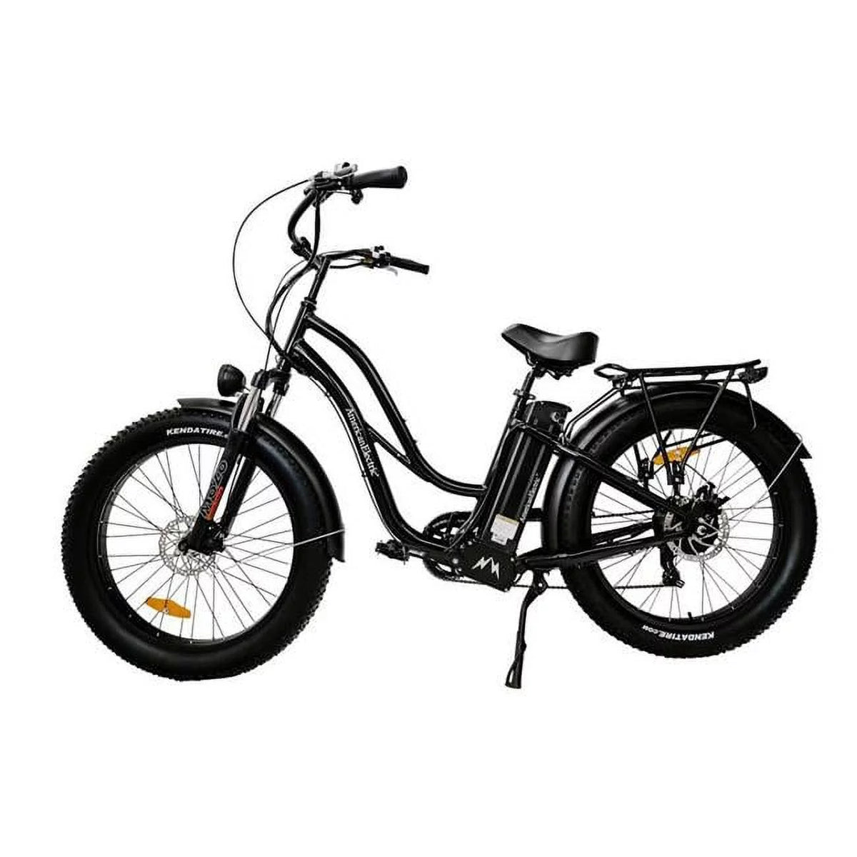 Matte Black 750W Fat Tire Electric Bike S20694