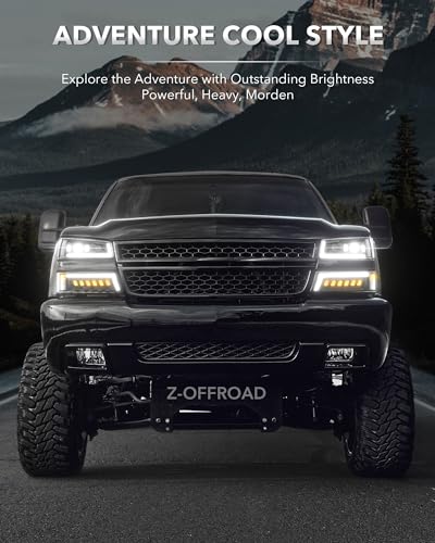 LED Headlights Assembly with DRL Turn Signal Hi/Low Sealed Beam B265