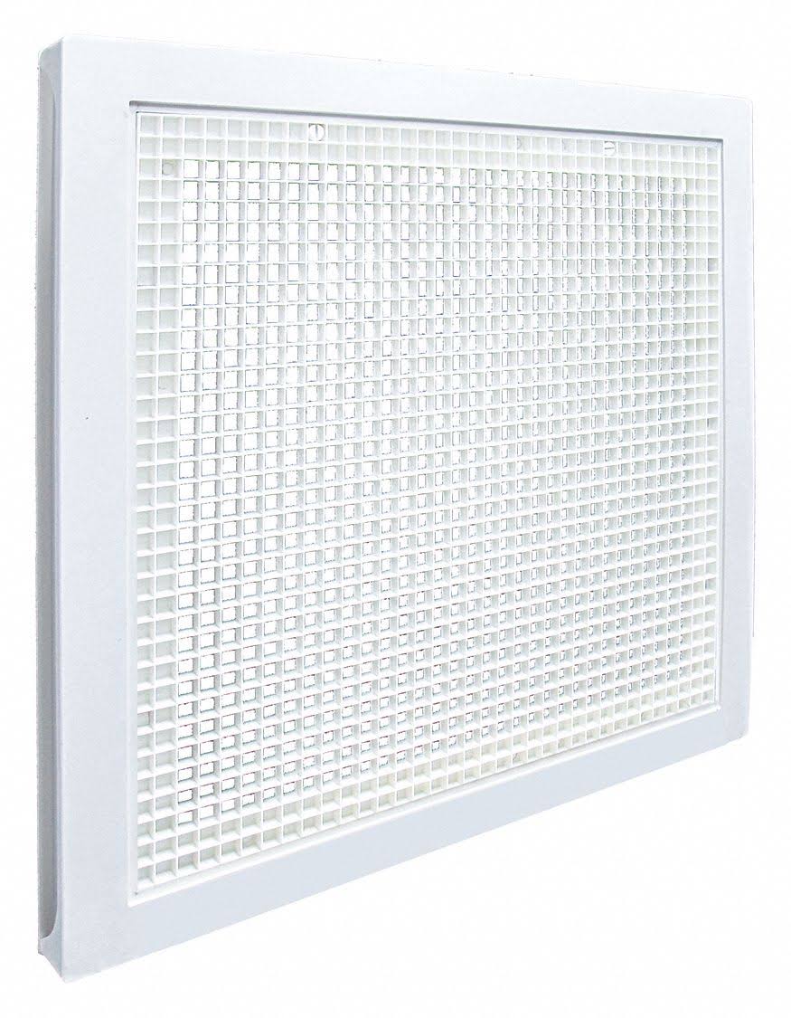 White Fire Rated Filtered Return Grille I5897