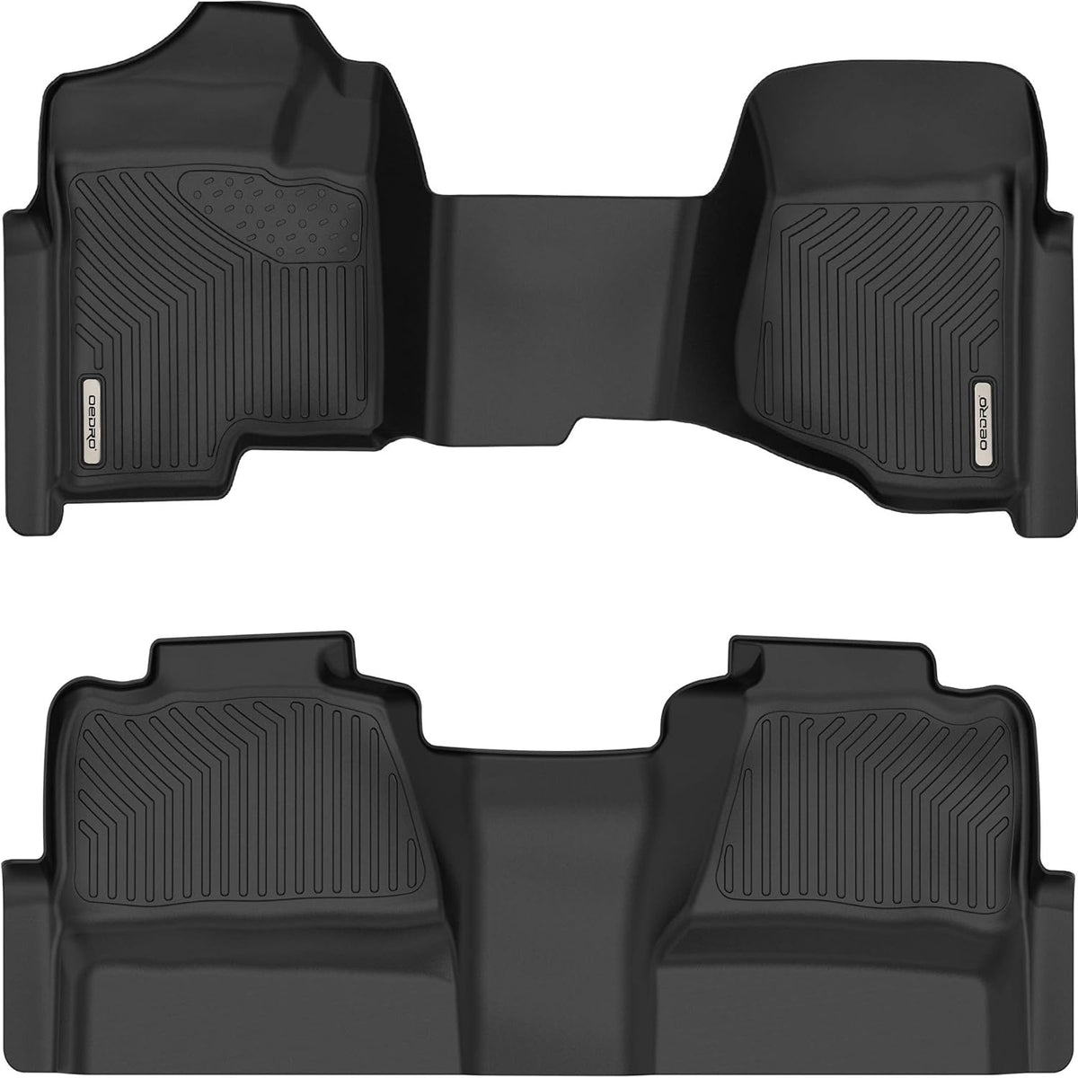 Black TPE All-Weather Floor Mats Full Set Liners B492141