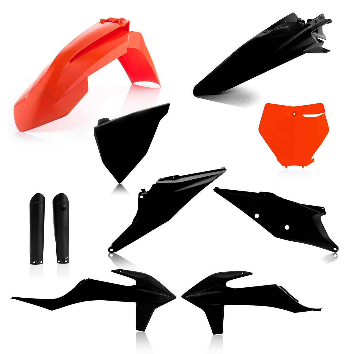 Full Plastic Kit Orange/Black S61348