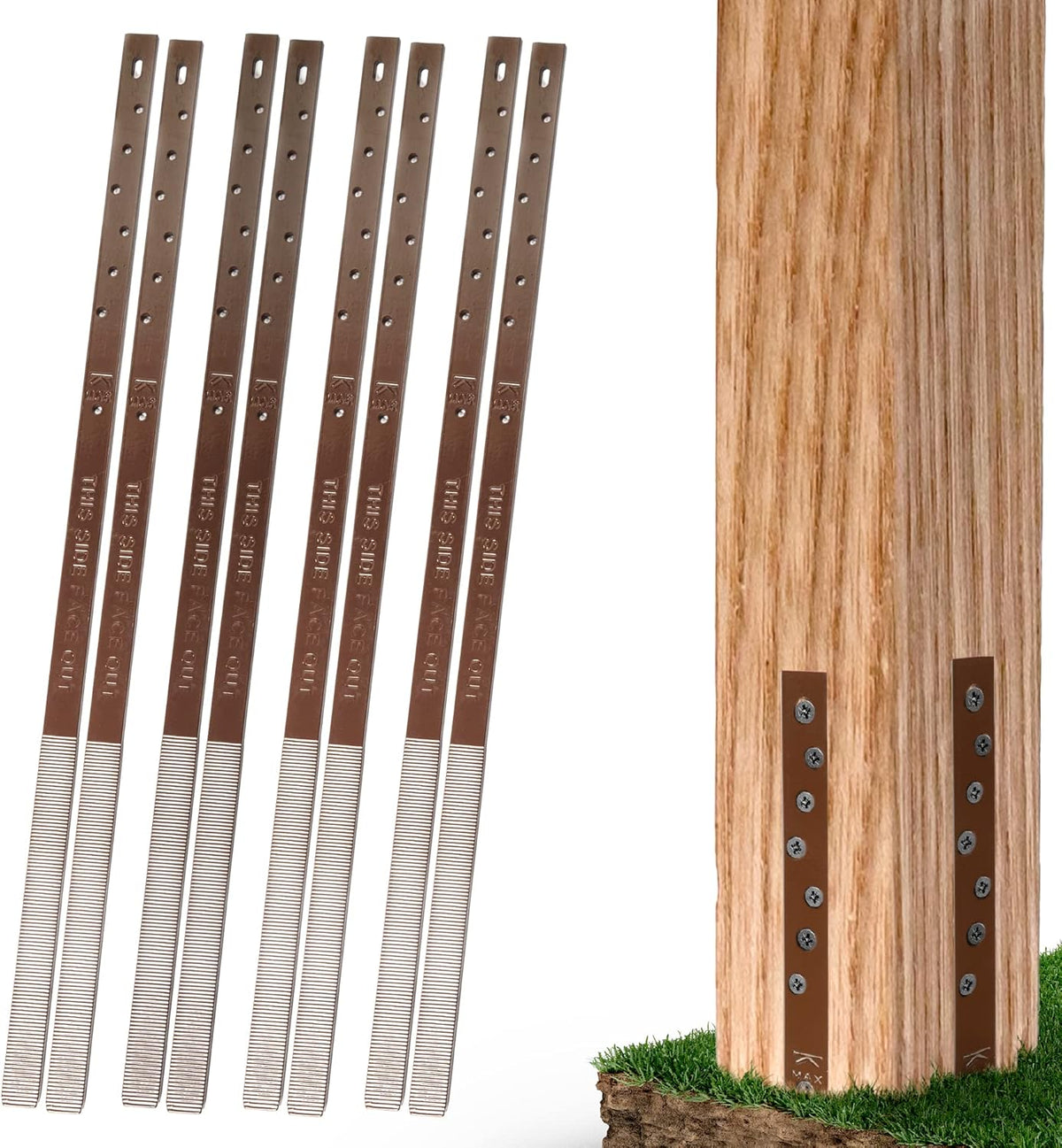Pack of 8 Wood Post Repair G265