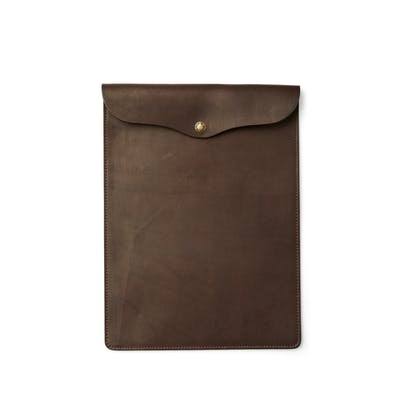 Large Weatherproof Leather Computer Case L11649