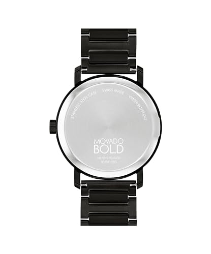 Swiss Quartz Stainless Steel Link Bracelet 40mm Men's Watch U8670