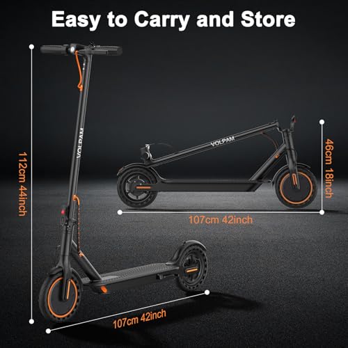Electric Scooter, 350W/500W, 8.5"/10" Tires, Folding E-Scooter with Dual Braking B4158