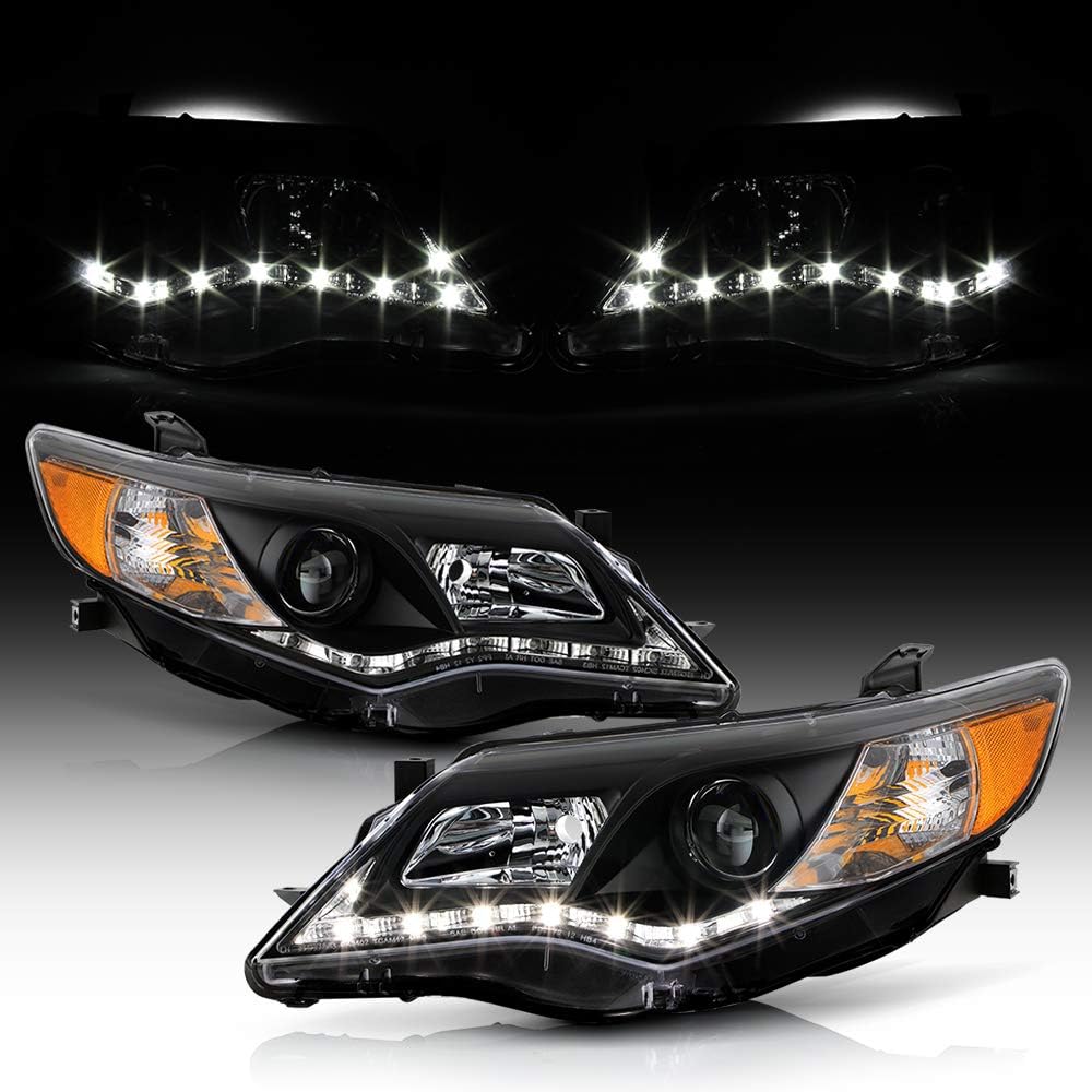 Black Housing Projector Headlights D3656