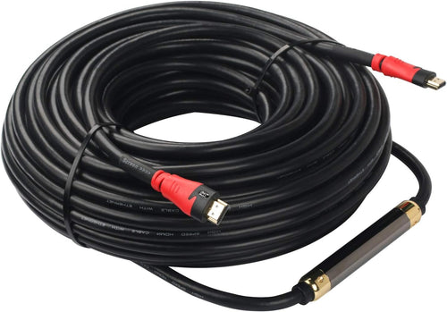 100 Feet HDMI Cable with Signal Booster, CL3 Rated, Pack of 2 Z82666