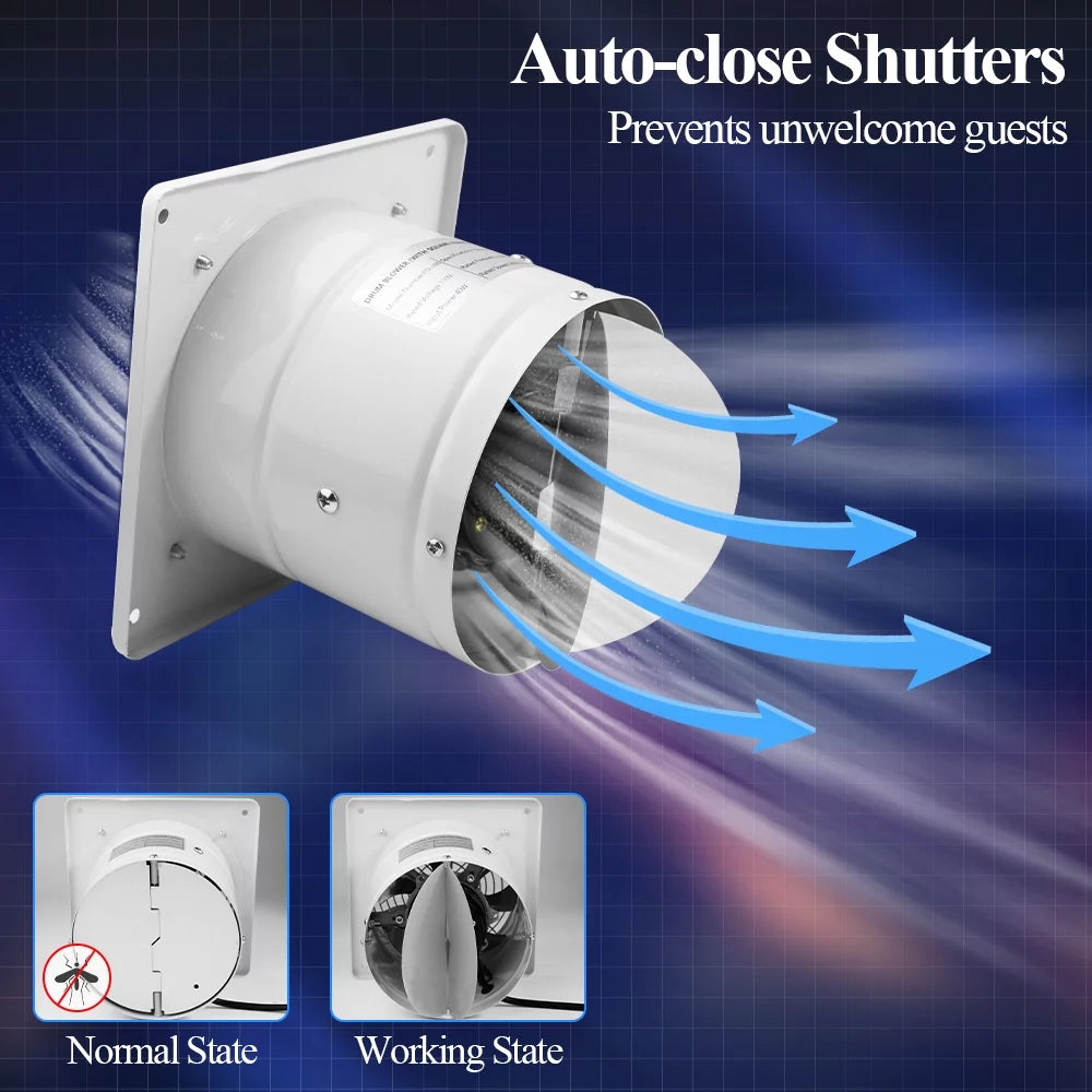 6” Wall Mounted Exhaust Fan with Speed Controller R68440