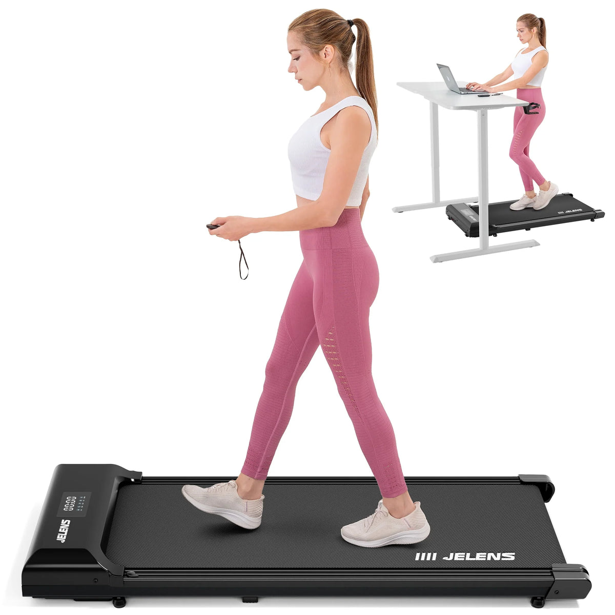 Under Desk Treadmill with Remote Control F94873