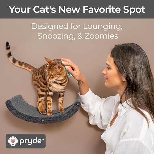 Wall Mounted Cat Shelves Set of 4 PET Felt Climber Furniture P4392
