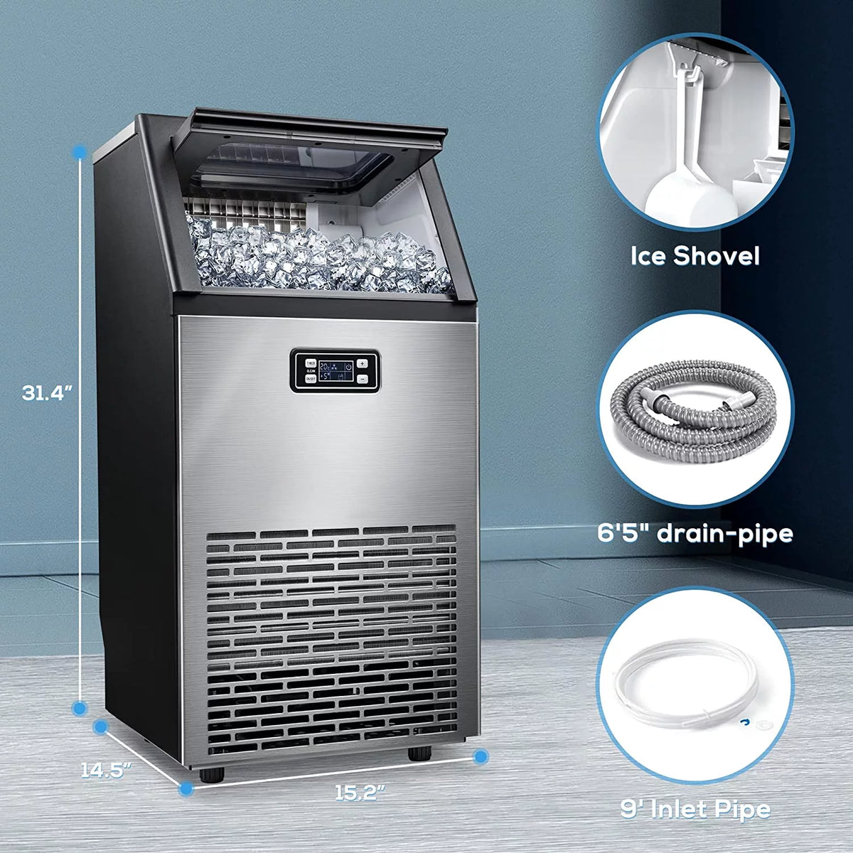 Commercial Stainless Steel Ice Maker O758132