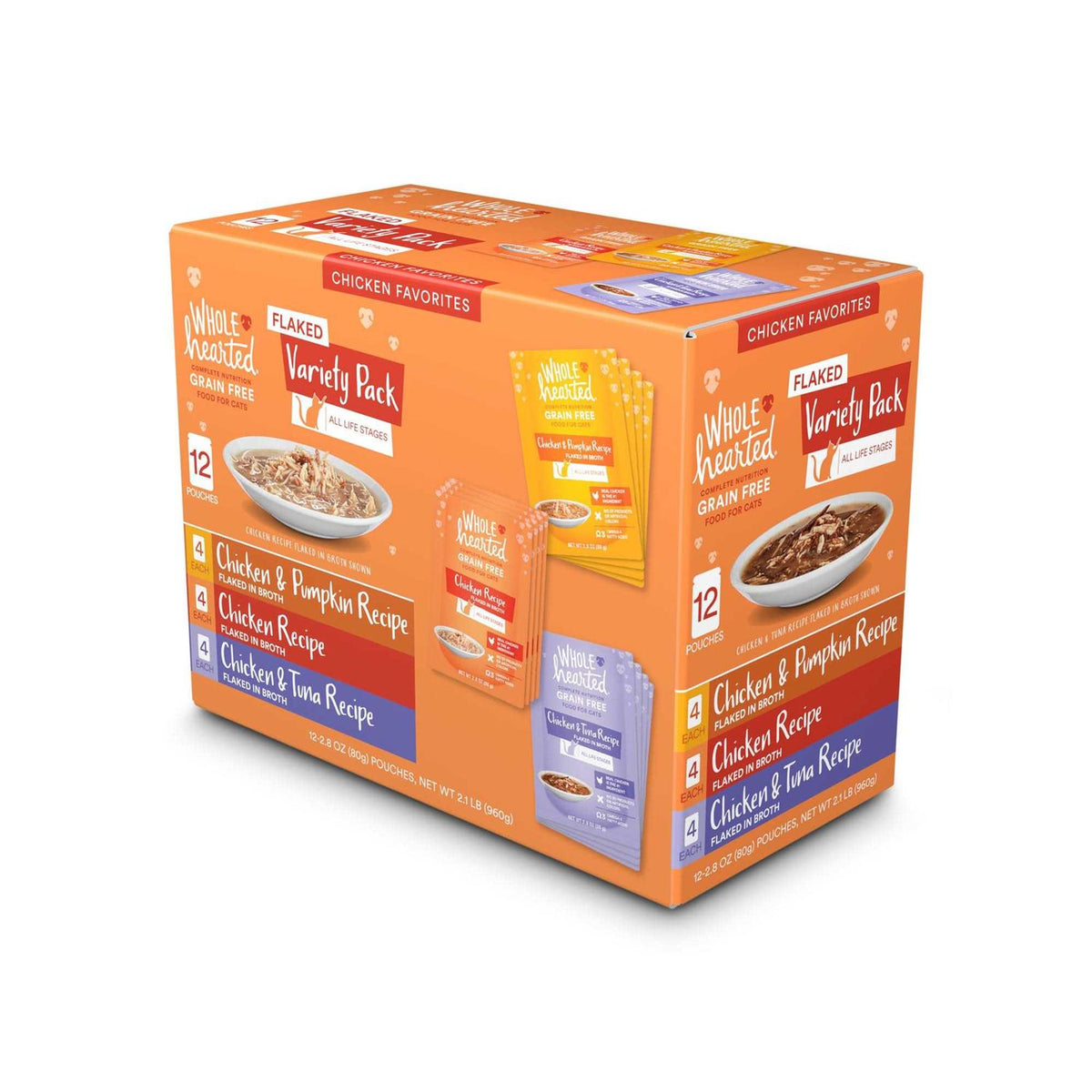 Grain Free Chicken Wet Cat Food Variety Pack L460893