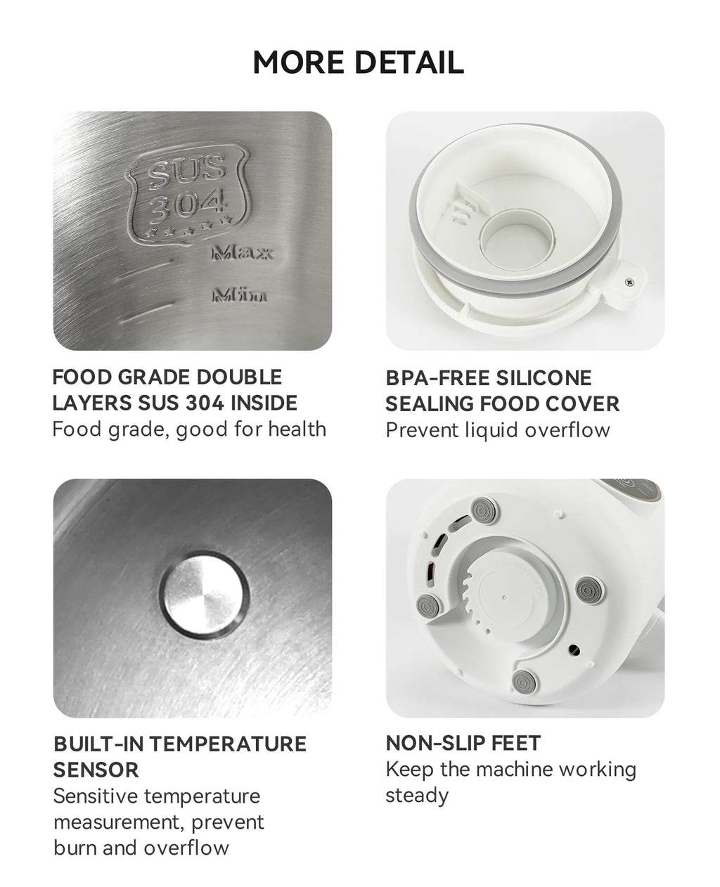 Soymilk Maker 1.0L 8 functions T984190