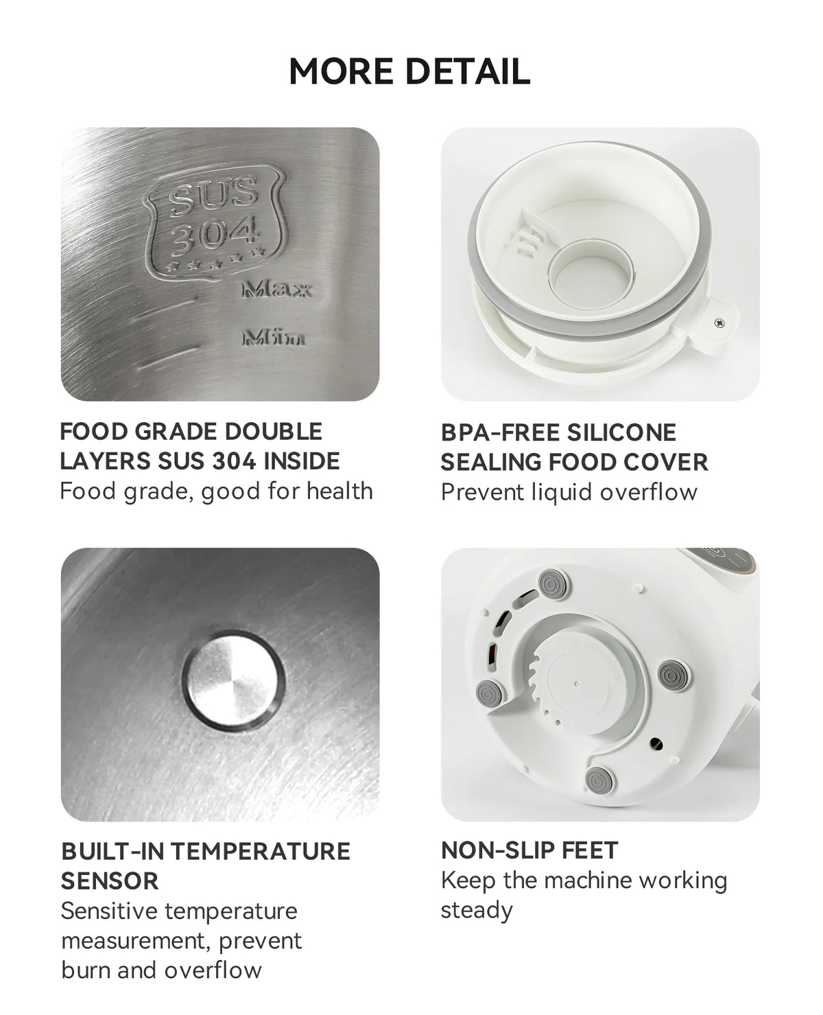 Soymilk Maker 1.0L 8 functions T984190