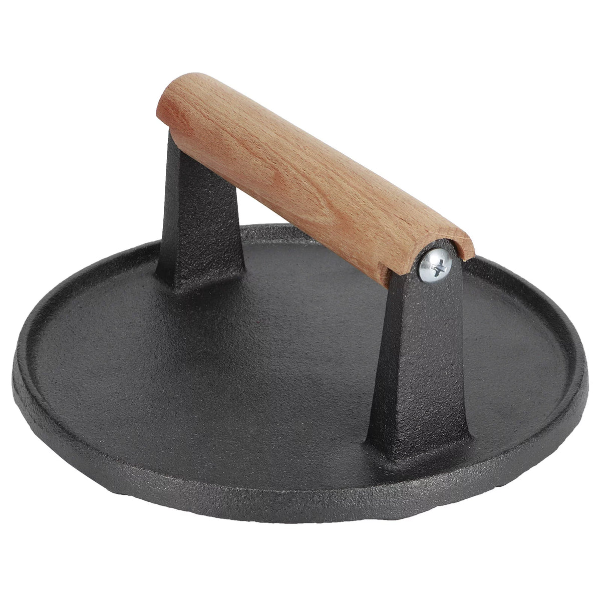 Cast Iron Wooden Handle Steak Press S58617
