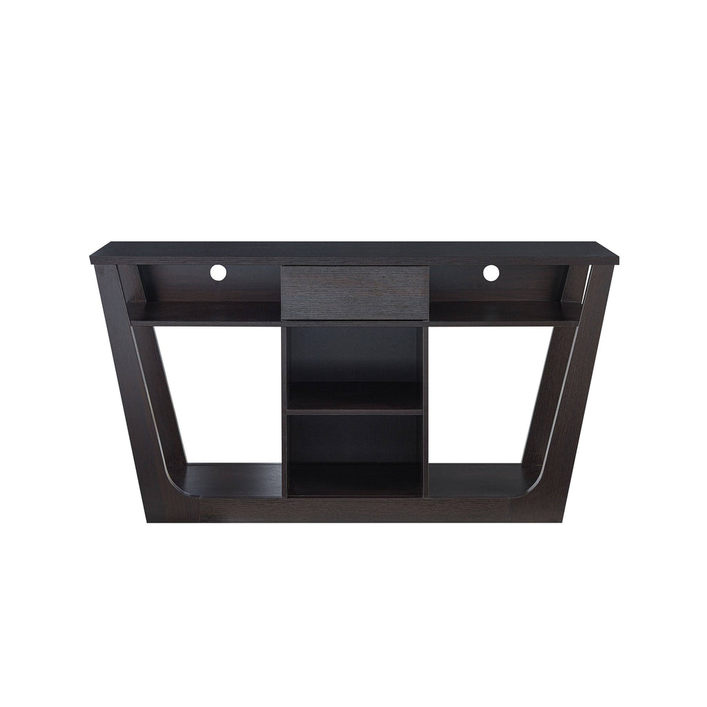 White Oak Open-Shelf TV Stand K45440