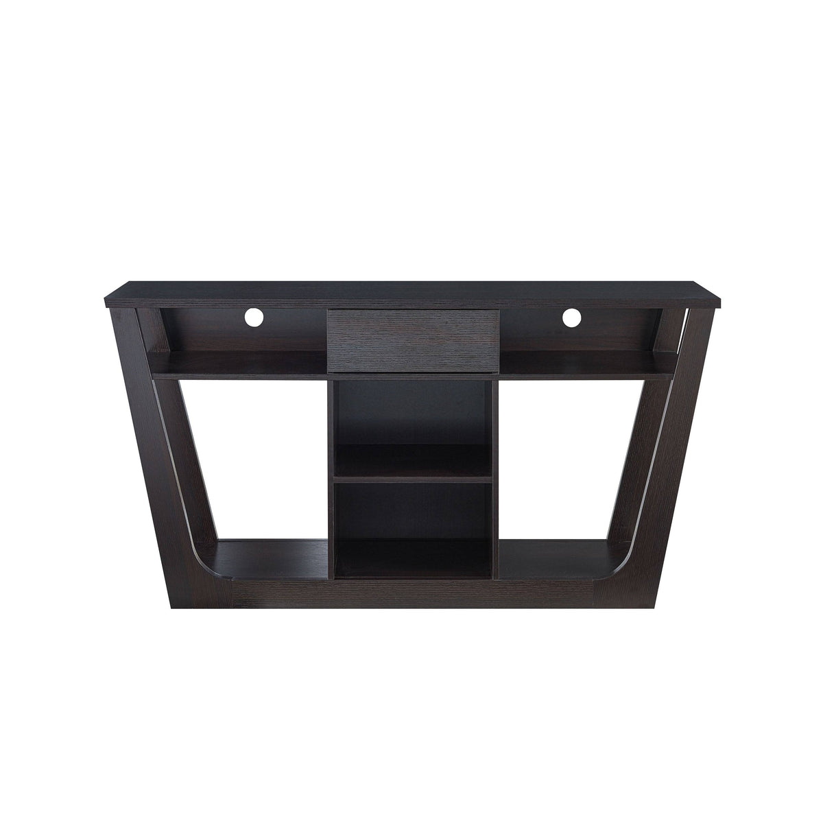 White Oak Open-Shelf TV Stand K45440
