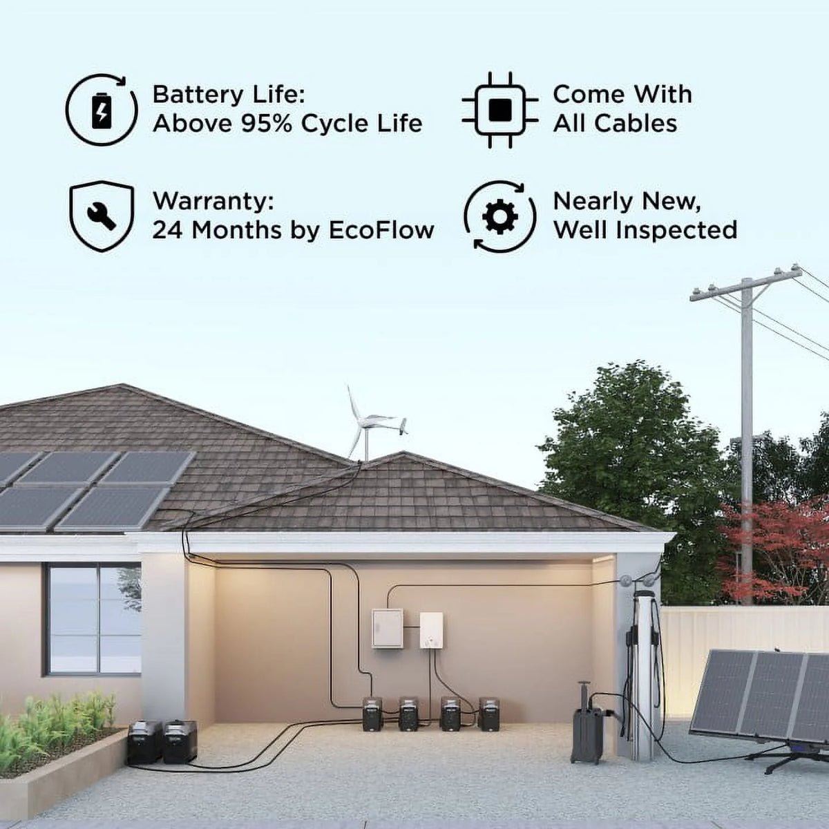 Portable Solar Generator Power Station C696