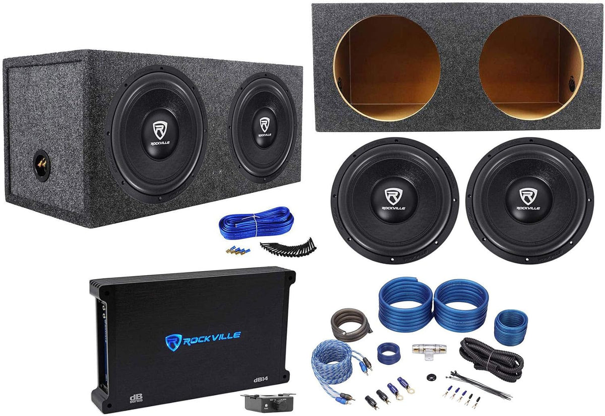 12" 4800w Subwoofers with Sealed Box and Mono Amplifier N64720