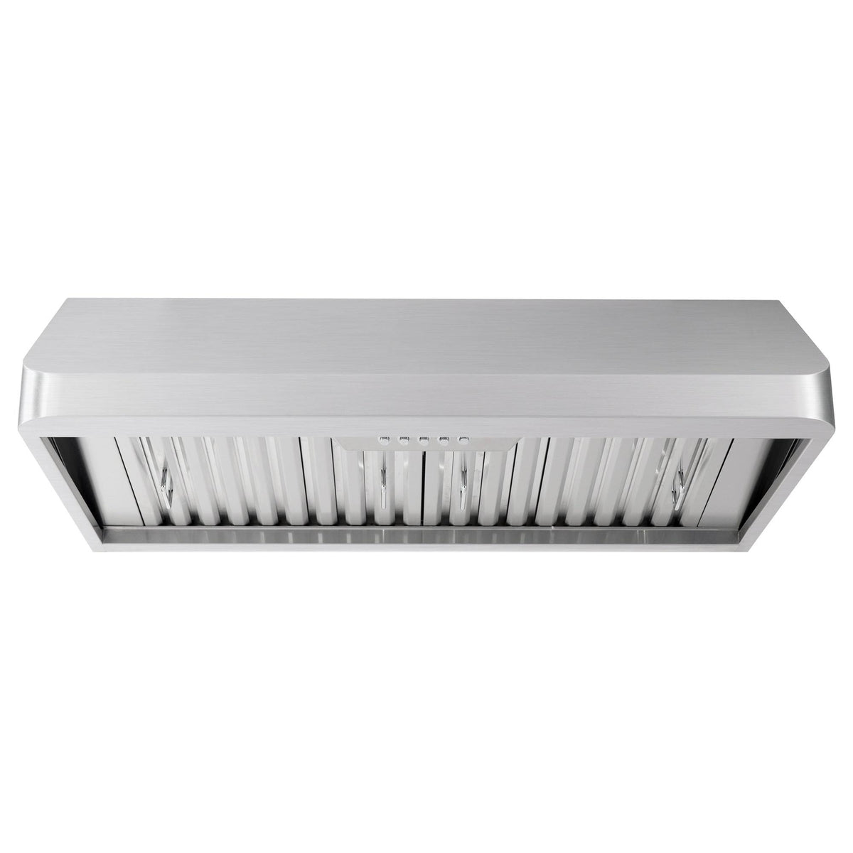 Stainless Steel Ducted Under Cabinet Range Hood with Push Button Controls, LED Lighting and Permanent Filters A81287