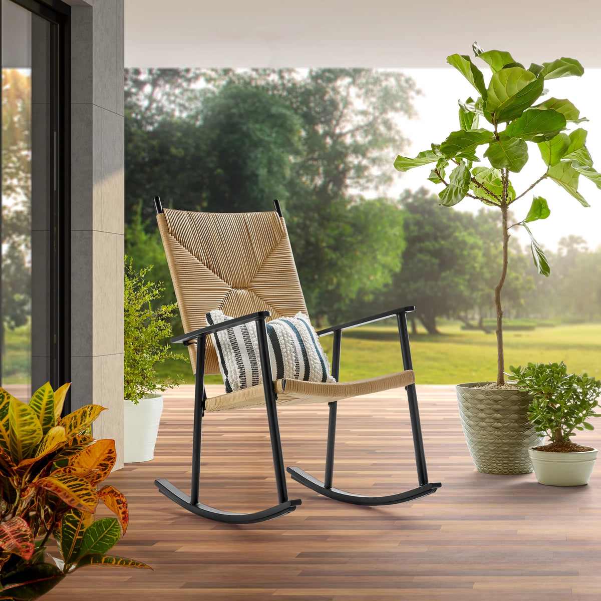 Outdoor Steel Rocking Chair H525