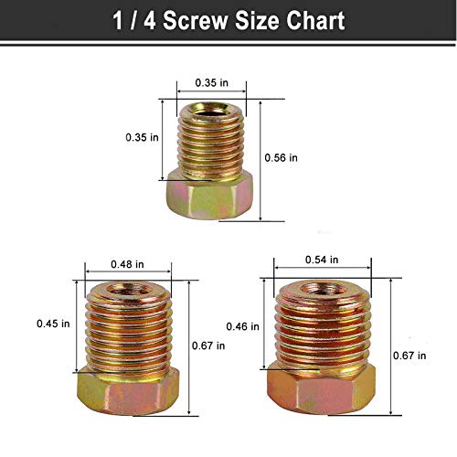 35 PCS Brake Line Fitting Kit U4973