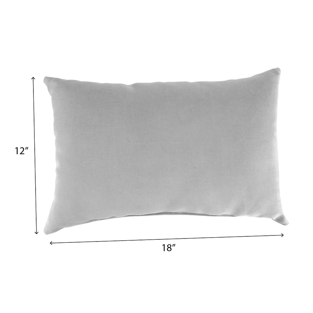 Red Floral Outdoor Lumbar Throw Pillow Set of 2 P539027