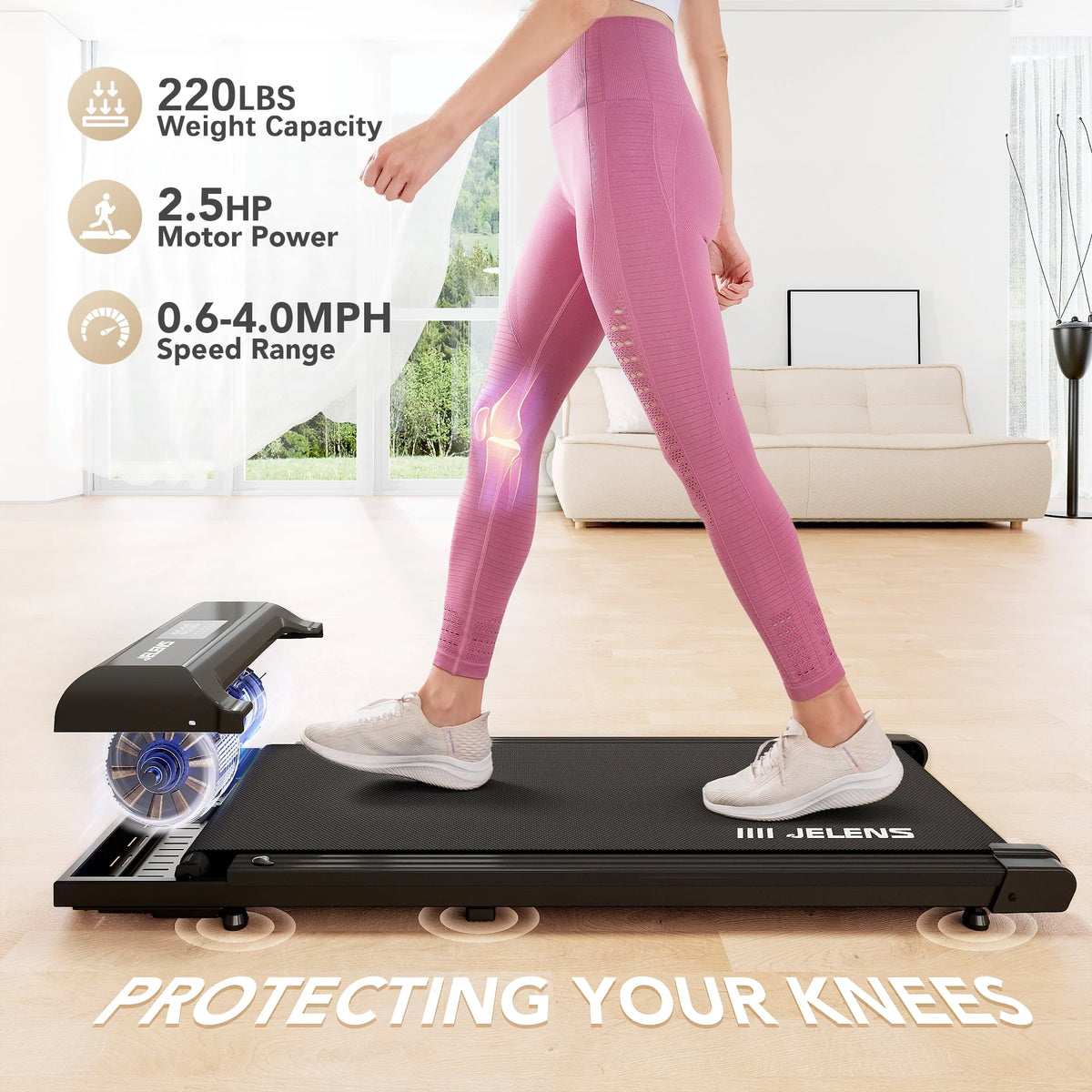 Under Desk Treadmill with Remote Control F94873