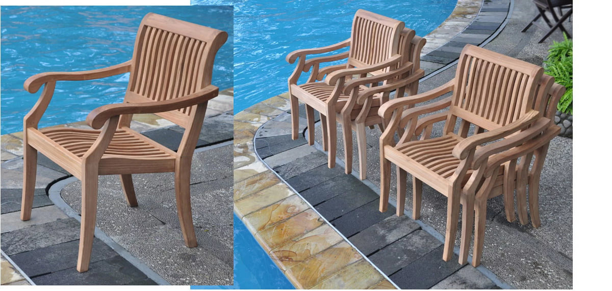 8 Seater 9 Pc Teak Dining Set V62836
