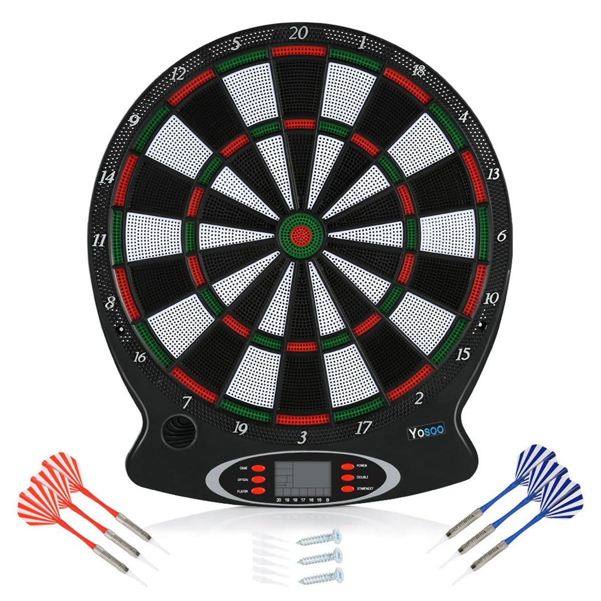 Electronic Dartboard with 6pcs Darts E198