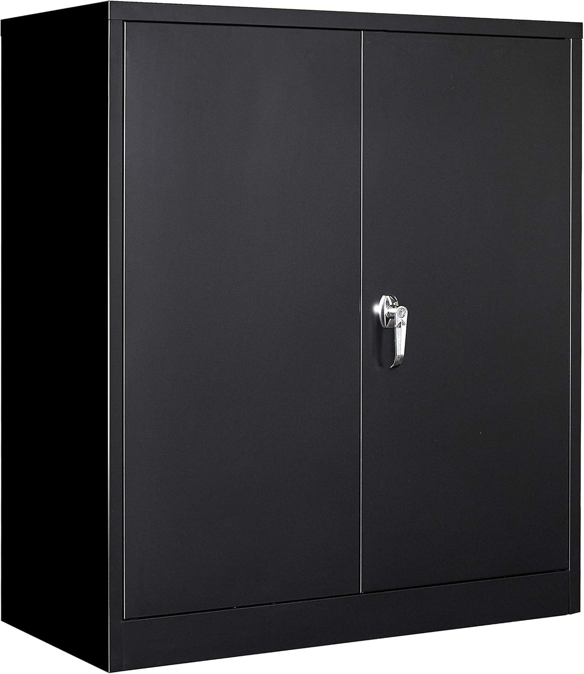 72" Tall Steel Storage Cabinet with Locking Door and 4 Adjustable Shelves X931574